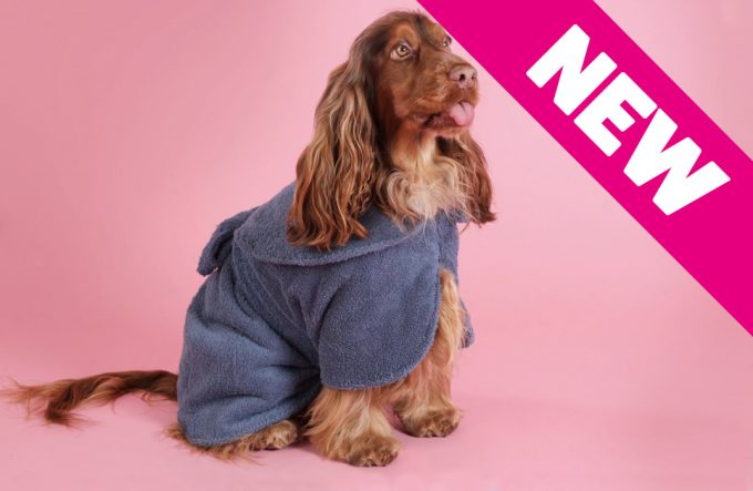 Dog Drying Coat – Blue