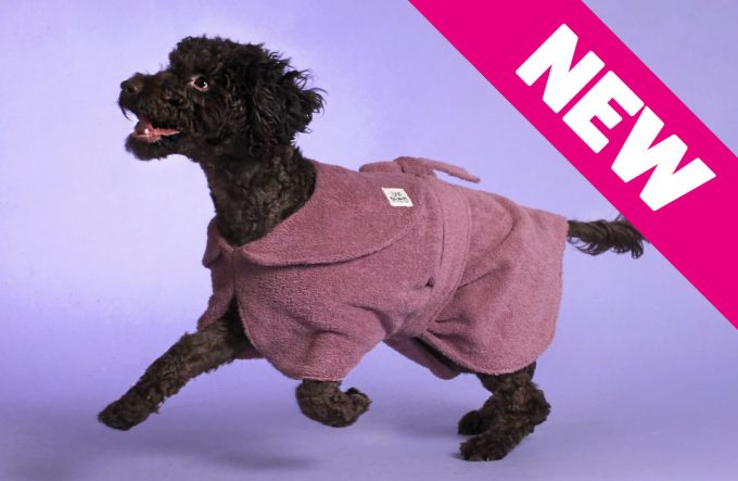Dog Drying Coat – Pink