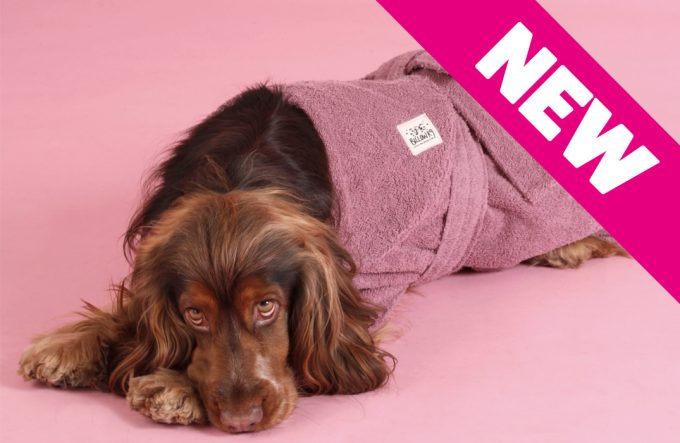 Dog Drying Coat – Pink