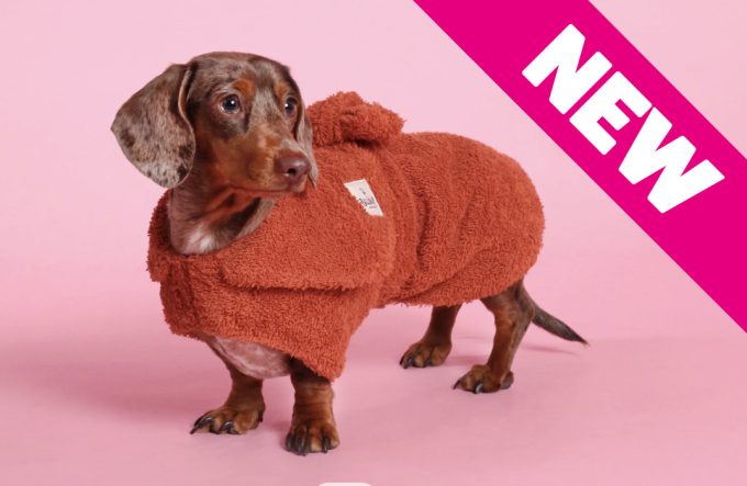 Dog Drying Coat – Rust