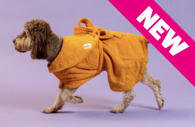 Dog Drying Coat – Yellow