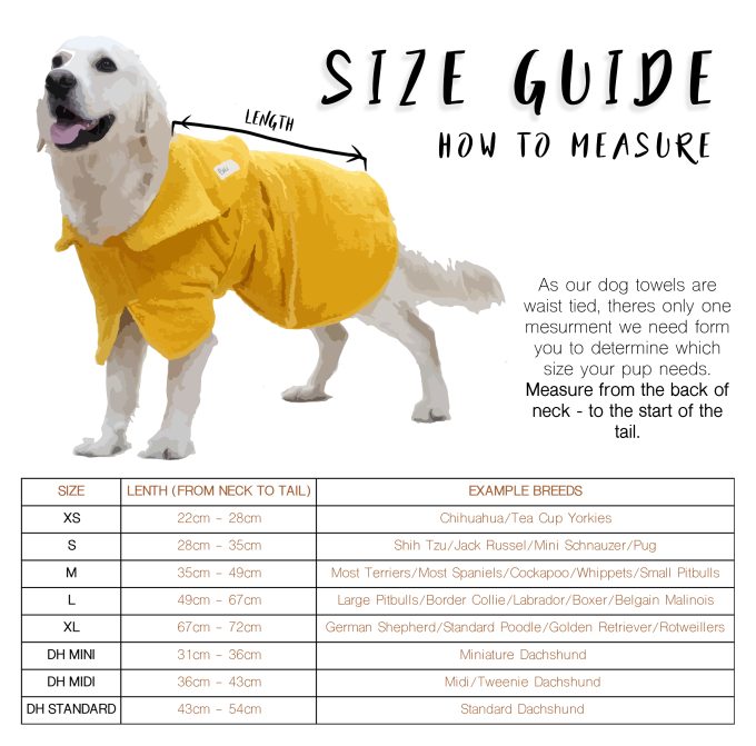 Dog Drying Coat – Rust